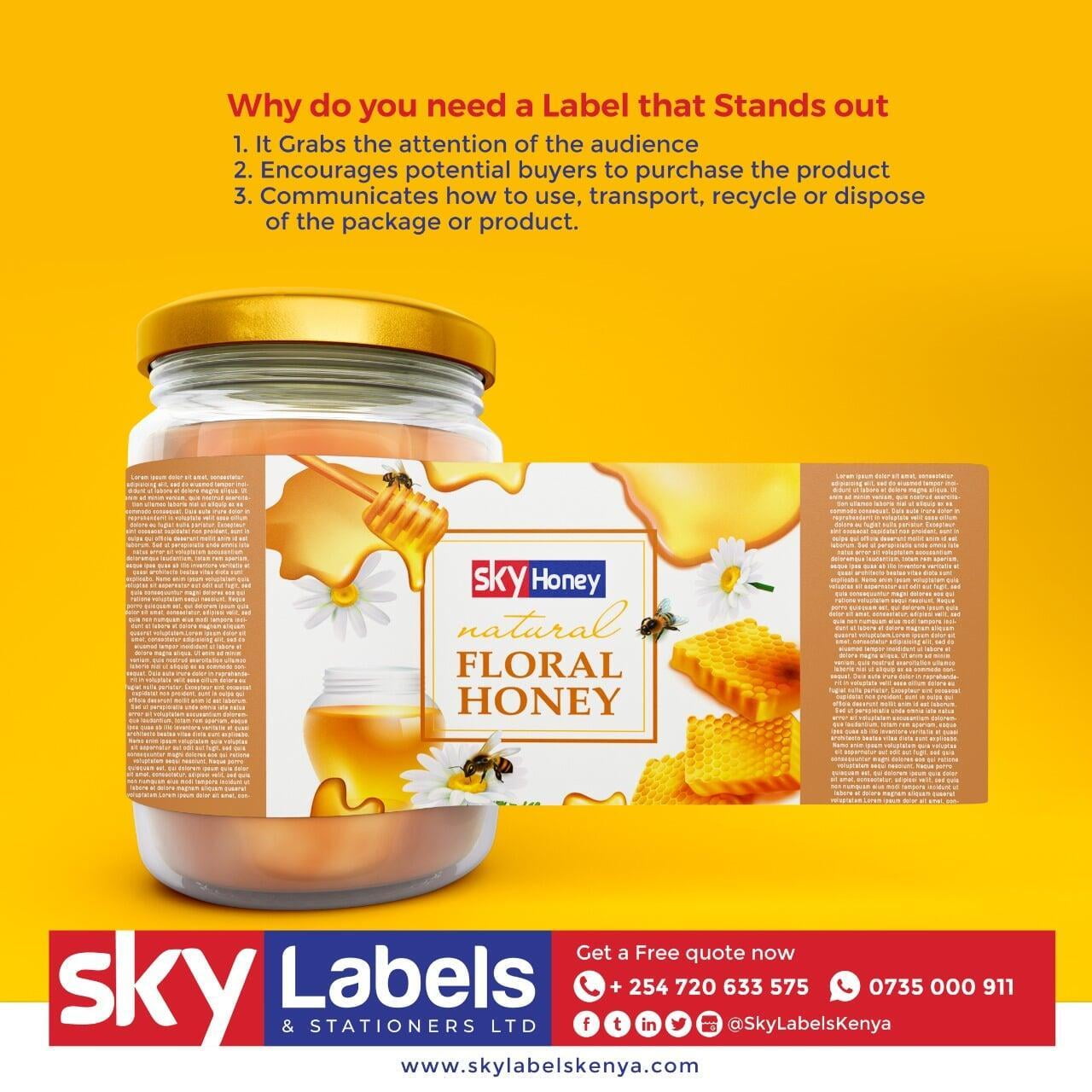 Honey Labels